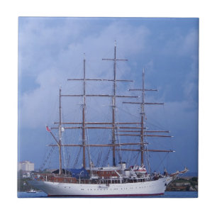 Tall Ship Sea Cloud Ceramic Tile