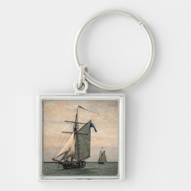 Tall Ships Festival, Digitally Altered Keychain (Front)