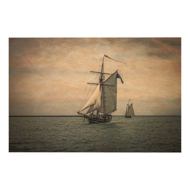 Tall Ships Festival Wood Wall Decor (Front)
