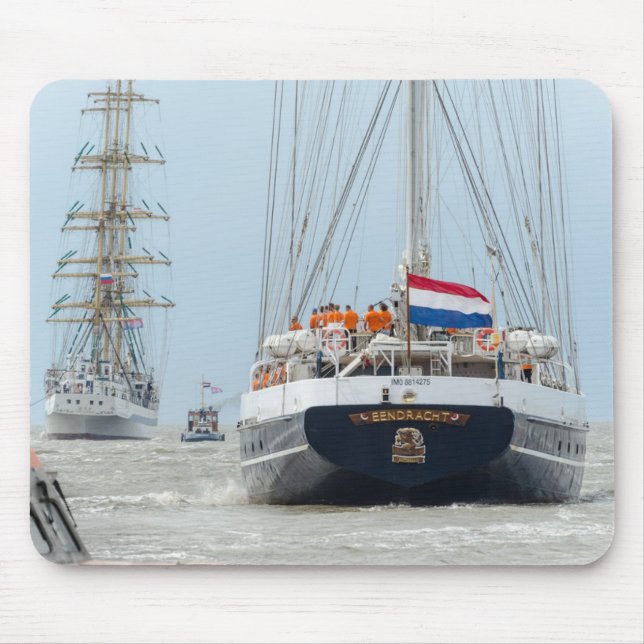 Tall Ships Mouse Pad (Front)