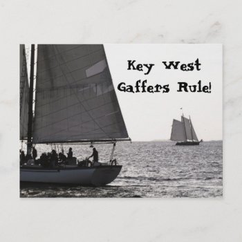 Tall Ships Sail Key West Fl Post Card by SailingHideAway at Zazzle