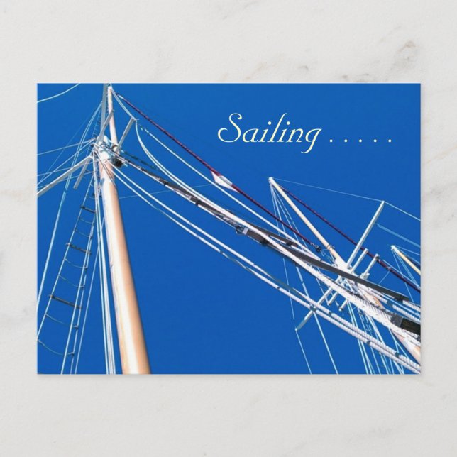 Tall Ships, Sailing . . . . . Postcard (Front)