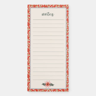 Tall Skinny Notepad To Do List Grocery Notes