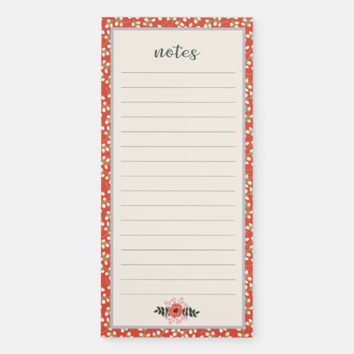 Tall Skinny Notepad To Do List Grocery Notes