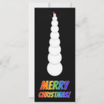 [ Thumbnail: Tall Snowman + "Merry Christmas!" in Rainbow Text Card ]