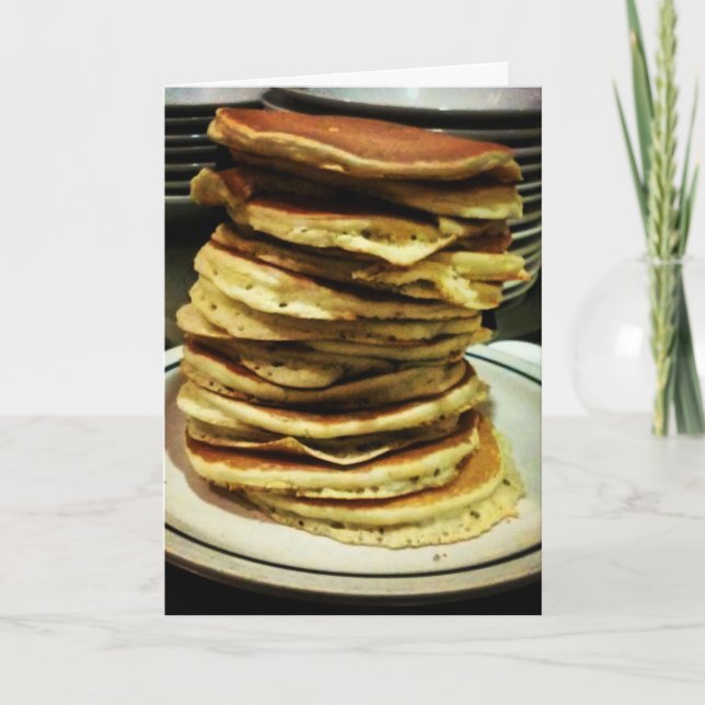 "Tall Stack of Pancakes" Thank You Card (Front)