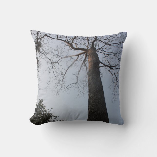 Tall Tree Throw Pillow (Front)