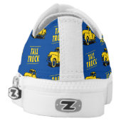 Tall Truck Apparel Classic Low Tops (Blue) (Left Shoe Back)