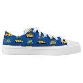 Tall Truck Apparel Classic Low Tops (Blue) (Left Shoe Inside)