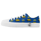 Tall Truck Apparel Classic Low Tops (Blue) (Left Shoe Outside)