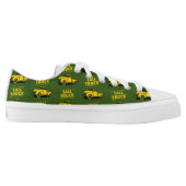 Tall Truck Apparel Classic Low Tops (Green) (Left Shoe Inside)