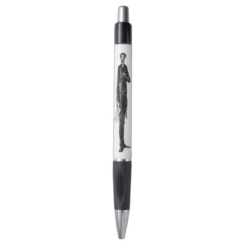 Tall USA President Abraham Lincoln Vintage Drawing Pen
