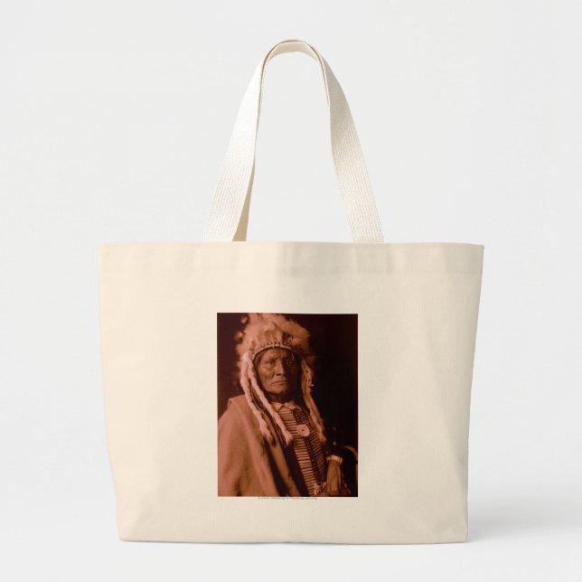 Tall Whiteman - Cheyenne Large Tote Bag (Front)