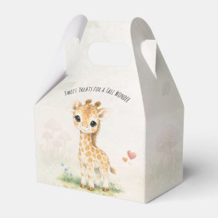 Tall Wonder Giraffe Cute Safari Baby Shower Favor Boxes