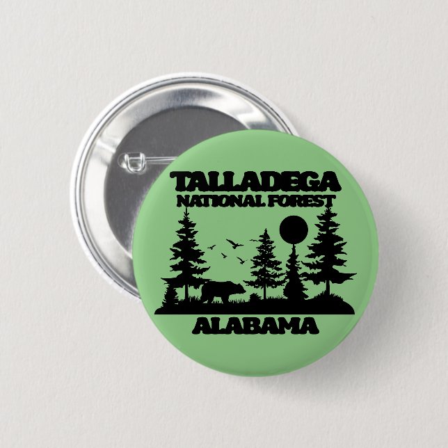Talladega National Forest Button (Front & Back)