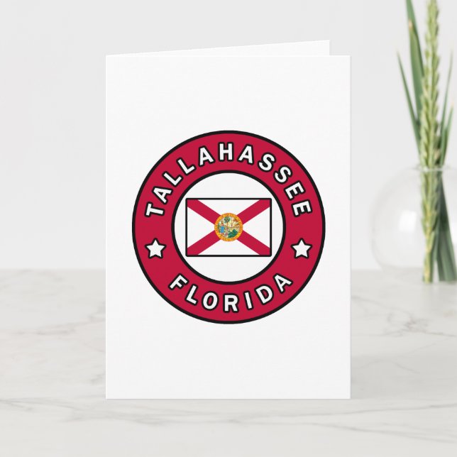 Tallahassee Florida Card (Front)