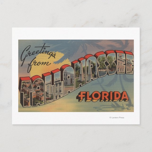 Tallahassee, Florida - Large Letter Scenes Postcard (Front)