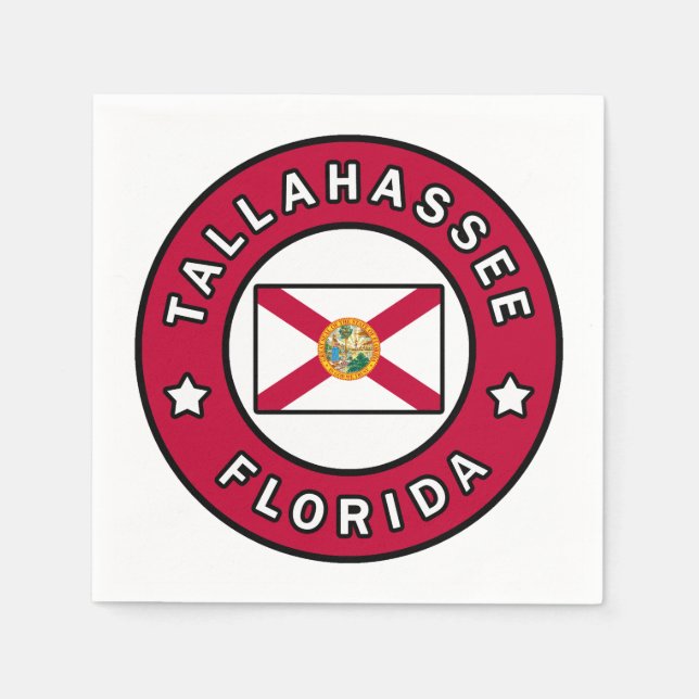 Tallahassee Florida Napkins (Front)