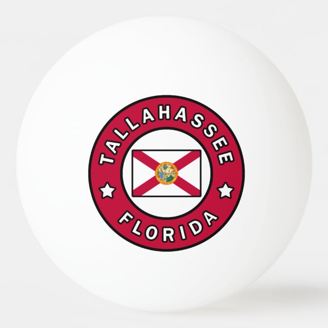 Tallahassee Florida Ping Pong Ball (Front)