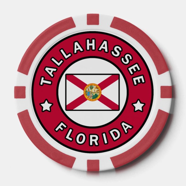 Tallahassee Florida Poker Chips (Front)