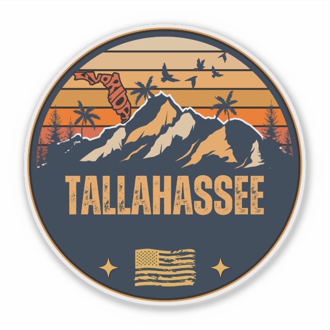 Tallahassee, Florida  Sticker (Front)