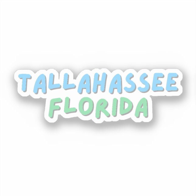 Tallahassee Florida Sticker (Front)