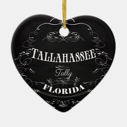Tallahassee Florida _ Tally Ceramic Ornament