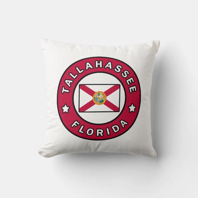 Tallahassee Florida Throw Pillow (Front)