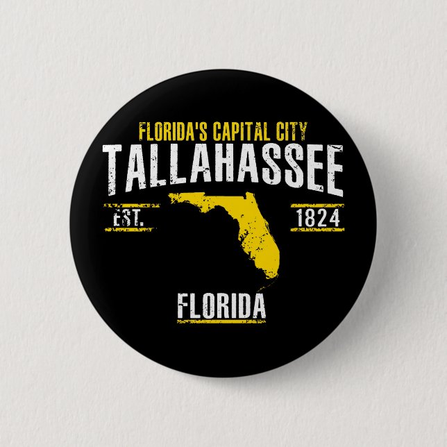 Tallahassee Pinback Button (Front)