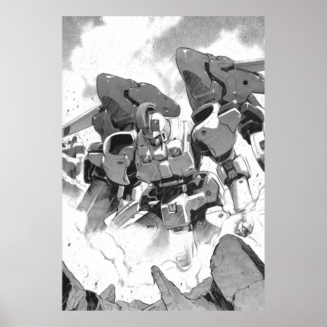 Tallgeese Gundam Wing Poster (Front)