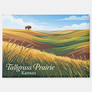 Tallgrass Prairie National Preserve USA Magnet