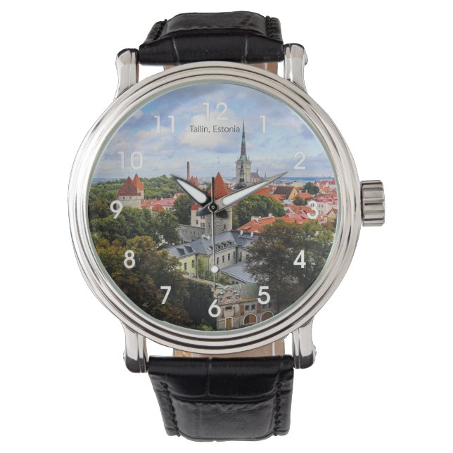 Tallin, Estonia Historic Center,  Watch (Front)