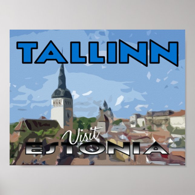 Tallin, Visit Estonia  Poster (Front)