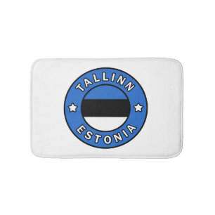 Tallinn Estonia Bathroom Mat