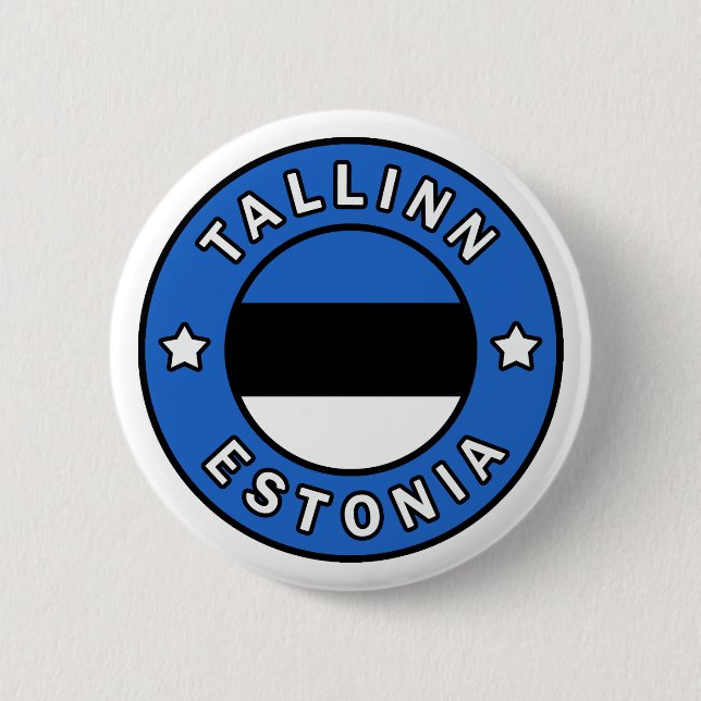 Tallinn Estonia Button (Front)