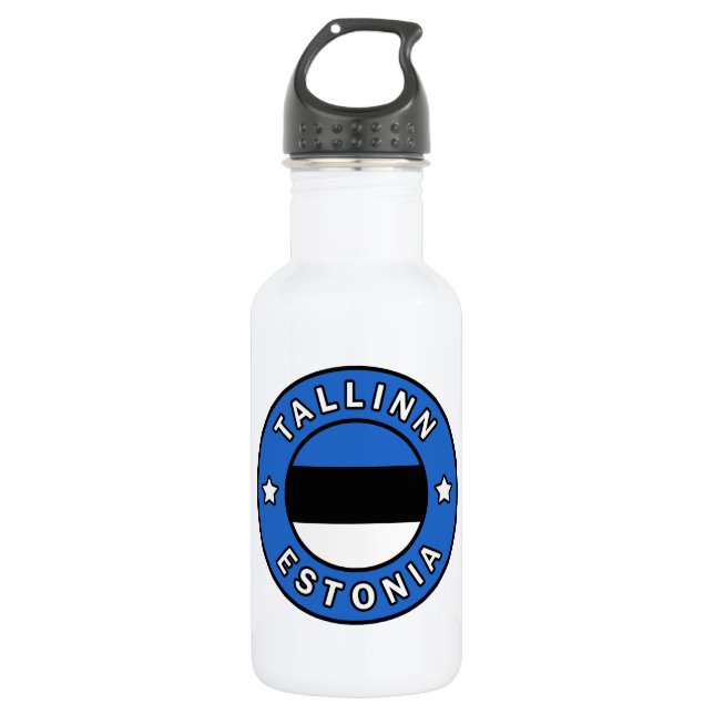 Tallinn Estonia Water Bottle (Front)