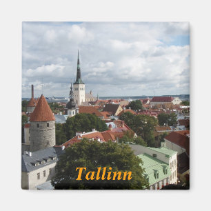 tallinn fridge magnet