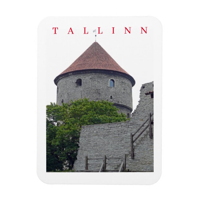 Tallinn Kiek in de Kok view fridge magnet (Vertical)