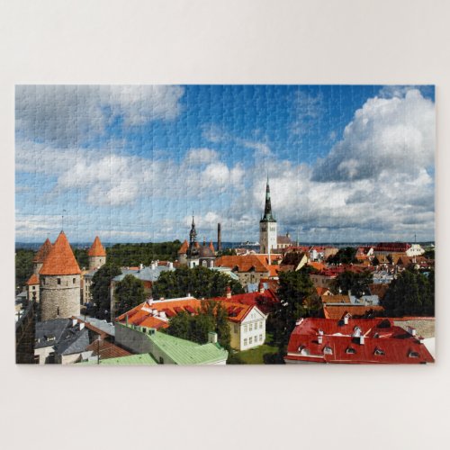 Tallinns rooftops jigsaw puzzle