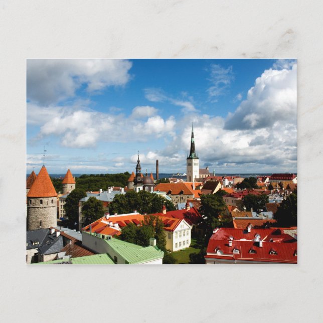 Tallinn's rooftops postcard (Front)