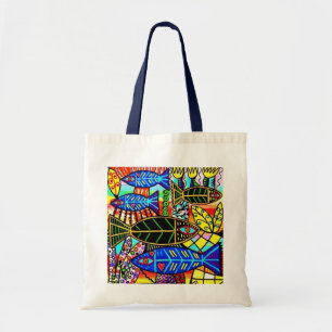 Tallit Tote Bag - Israel By The Sea BLUE