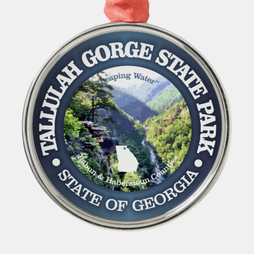 Tallulah Gorge SP Metal Ornament