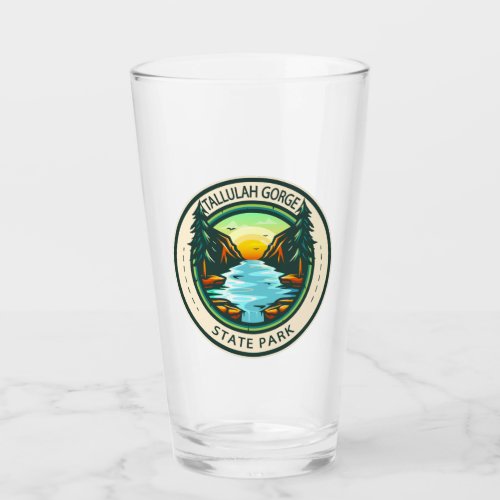 Tallulah Gorge State Park Georgia Badge Glass