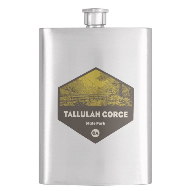 Tallulah Gorge State Park Georgia Flask (Front)