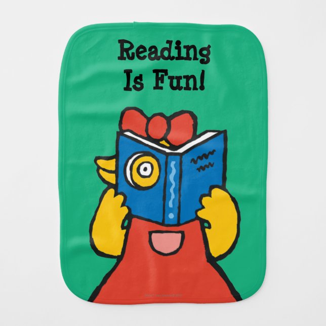 Tallulah Makes a Funny Face Burp Cloth (Front)