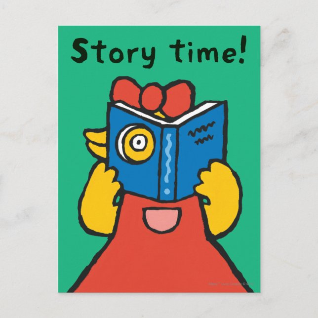 Tallulah Makes a Funny Face Postcard (Front)