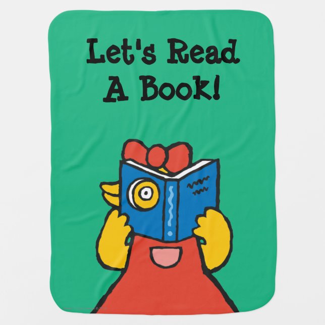 Tallulah Makes a Funny Face Stroller Blanket (Front)