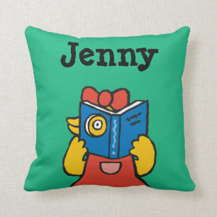 Tallulah Makes a Funny Face Throw Pillow