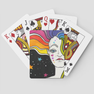 Tallulah Pop Art Diva Poker Cards