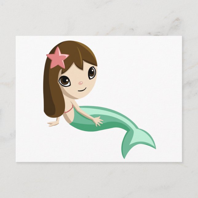 Tallulah the Mermaid Postcard (Front)